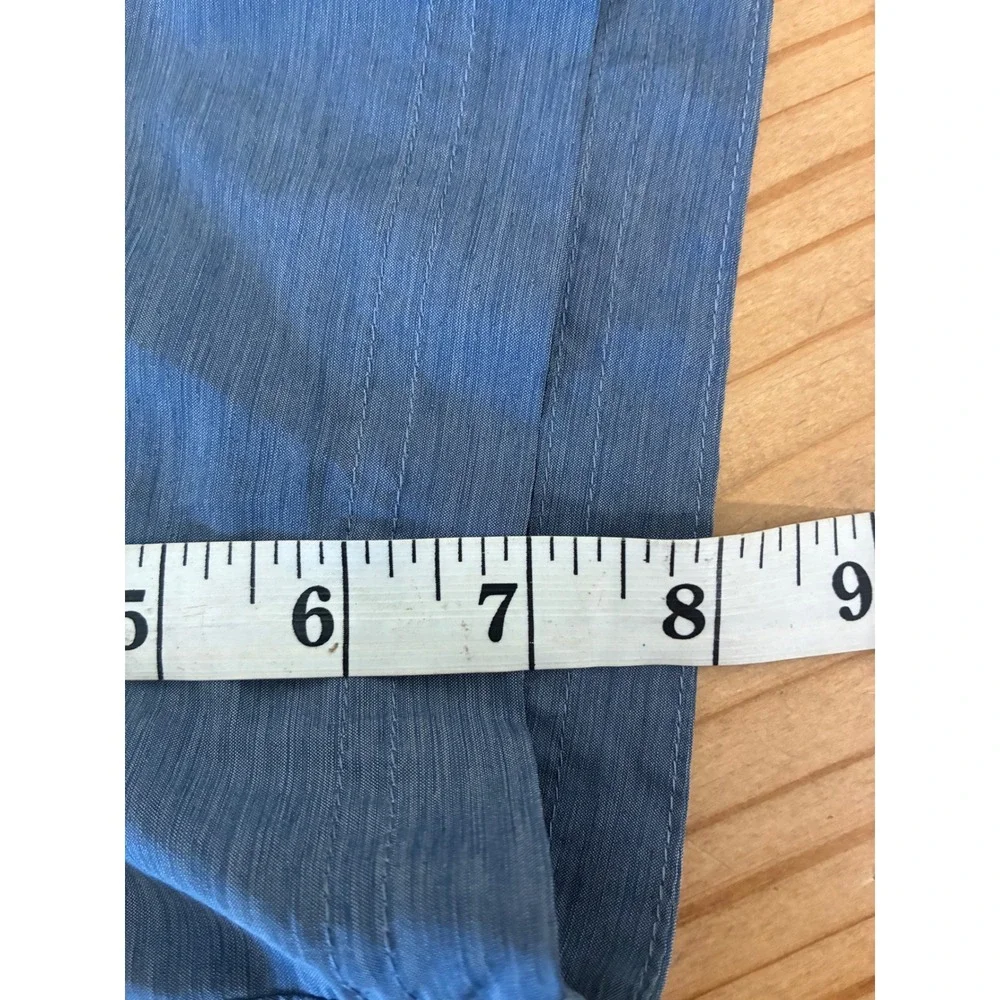 Masters Tech Active Mens Golf Shorts Blue Heathered Elastic Waist Size Large